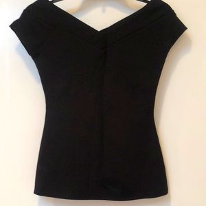 Unique Vintage black scuba top